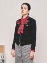BEAMS BOY LACOSTE / 別注 ニット カーディガン ビームス ウイメン ニット【先行予約】*【送料無料】