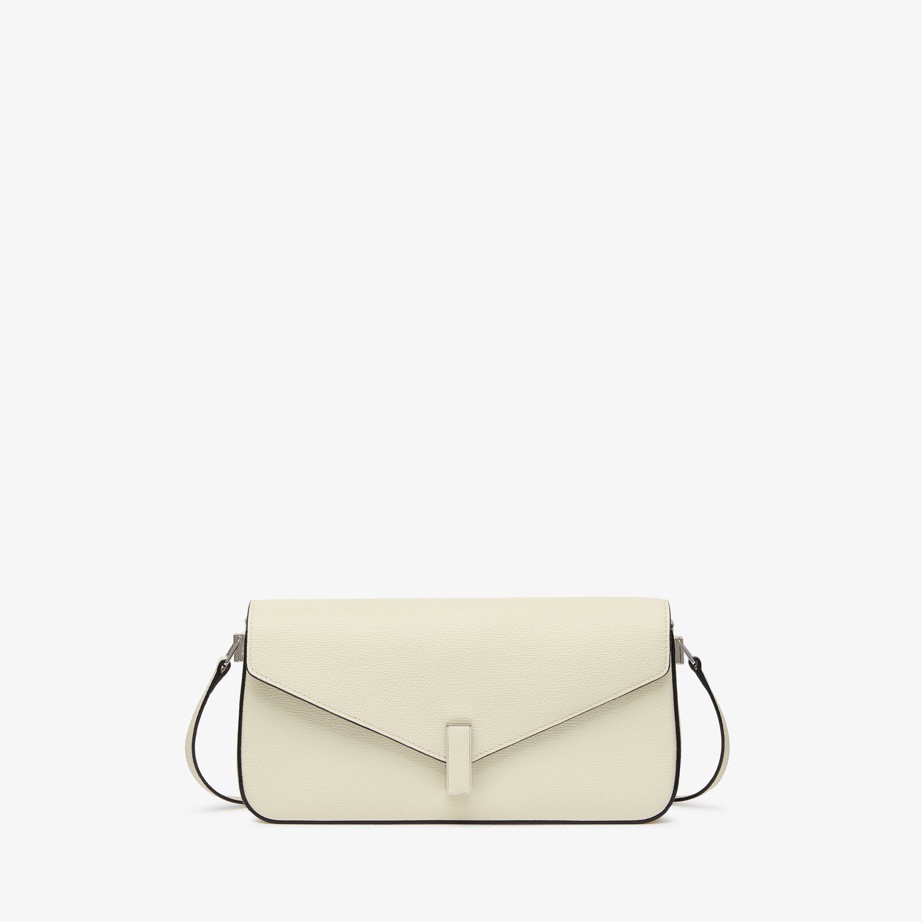 Valextra 【公式】イジィデ ショルダーバッグ ヴァレクストラ バッグ ショルダーバッグ ホワイト【送料無料】