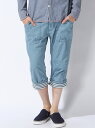 【SALE/25%OFF】WEGO シャンブレークロップドパンツ ウィゴー パンツ/ジーンズ【RBA_S】【RBA_E】
