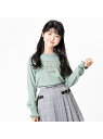 【SALE/20%OFF】ALGY ガーリーもちふわニット エフオーオンラインストア ニット 長袖ニット グリーン ピンク ブルー