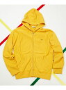 【SALE/50%OFF】LACOSTE 別注裏毛ガーメントダイジップパーカ ナノユニバース カットソー【RBA_S】【RBA_E】【送料無料】