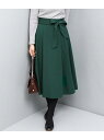 【SALE/10%OFF】ViS 【泉里香着用アイテム】ベルト付ミモレ丈スカート ビス スカート