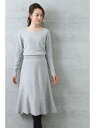 NATURAL BEAUTY BASIC ライトヘアリーニットワンピース ナチュラルビューティベーシッ