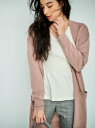 【SALE/10%OFF】CR W/シルク ロング 14G カーディガン ユナイテッドアローズ グリーンレーベルリラクシング ニット【RBA_S】【RBA_E】【送料無料】