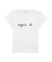 agnes b. FEMME S137 TS ロゴTシャツ <strong>アニエスベー</strong> トップス カットソー・Tシャツ ホワイト【送料無料】