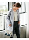 【SALE/50%OFF】any SiS 【WEB限定カラー有】フーデットソフトメルトンロングコート エニィスィス コート/ジャケット コート/ジャケットその他 ブルー ホワイト グレー ブラウン グリーン ネイビー パープル【送料無料】