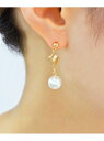 【SALE/20%OFF】Fun&Daily F&Dパール&ハートピアス ファンアンドデイリー アクセサリー ピアス ゴールド