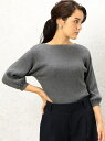 【SALE/10%OFF】KF リブ パフスリーブ ニット ユナイテッドアローズ グリーンレーベルリラクシング ニット【RBA_S】【RBA_E】【送料無料】