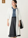【SALE/53%OFF】TO BE CHIC(大きいサイズ) 【L】コットンビームロングカーディガン サンヨー エルサイズ コート/ジャケット ブルゾン ホワイト ネイビー オレンジ【送料無料】