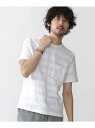 【SALE/55%OFF】nano・universe //ロープJQDボーダーTシャツ ナノユニバース カットソー【RBA_S】【RBA_E】