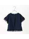 【SALE/34%OFF】COMME CA ISM シフォン使い半袖カットソー コムサイズム カットソー【RBA_S】【RBA_E】【送料無料】