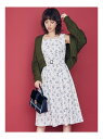 【SALE/41%OFF】スクエアネックフラワーワンピース ダズリン ワンピース【RBA_S】【RBA_E】【送料無料】