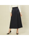 qualite サテンストレッチワイドパンツ カリテ パンツ/ジーンズ【送料無料】