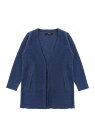 【SALE/73%OFF】AZUL by moussy スラブWフェイスロングカーディ アズールバイマウジー その他【RBA_S】【RBA_E】