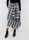 【SALE/20%OFF】AULA 【GINZA12月号掲載】ネルチェックスカート アウラ スカート【RBA_S】【RBA_E】【送料無料】