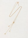 YEVS supply (W)3スターネックレス イーブス サプライ アクセサリー