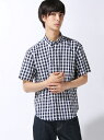 【SALE/30%OFF】LACOSTE (M)オックスフォードチェックシャツ (半袖) ラコステ シャツ/ブラウス【RBA_S】【RBA_E】【送料無料】