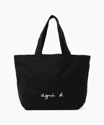 agnes b. VOYAGE WEB限定 GO03-01 ロゴ<strong>トートバッグ</strong> <strong>アニエスベー</strong> バッグ <strong>トートバッグ</strong> ブラック【送料無料】