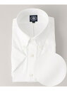 J.PRESS MEN 半袖ピンオックス シャツ ジェイプレス シャツ/ブラウス【送料無料】