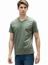 LACOSTE ベーシック Vネック Tシャツ (半袖) ラコステ カットソー【送料無料】