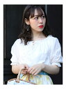 【SALE/60%OFF】dazzlin シアーチェックオフショルブラウス ダズリン シャツ/ブラウス【RBA_S】【RBA_E】
