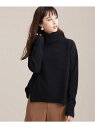 【SALE/50%OFF】nano・universe サイドスリットフォックスニット ナノユニバース ニ