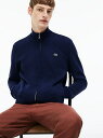 LACOSTE (M)メンズ ジップ スタンドカラー フリース スウェットシャツ ラコステ コート/ジャケット【送料無料】
