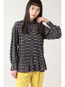 【SALE/40%OFF】ROSE BUD プリーツブラウス ローズバッド シャツ/ブラウス シャツ/ブラウスその他 ネイビー ブラック ベージュ【送料無料】