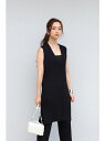【SALE/75%OFF】AZUL by moussy ノースリーブニットベスト アズールバイマウジー コート/ジャケット【RBA_S】【RBA_E】
