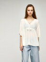 【SALE/68%OFF】MOUSSY LACE UP BLOUSE マウジー シャツ/ブラウス【RBA_S】【RBA_E】