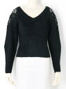 【SALE/50%OFF】LIP SERVICE ショルダーレースニット リップサービス ニット【RBA_S】【RBA_E】