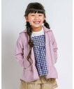 【SALE/50%OFF】Noeil aime BeBe フード 取り外し 接結天竺 裾 フリル ジャケット (90~130cm) ベベ オンライン ストア コート/ジャケット テーラードジャケット ピンク ホワイト