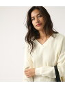 AZUL by moussy ワッフルVネック プルオーバー アズールバイマウジー カットソー【送料無料】