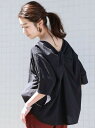 【SALE/30%OFF】BEAUTY & YOUTH UNITED ARROWS BY∴ バッククロス5分袖ブラウス ビューティ&ユース ユナイテッドアローズ シャツ/ブラウス【RBA_S】【RBA_E】【送料無料】