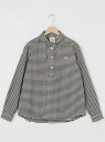 Bshop 【DANTON】丸襟プルオーバーシャツ TRD WOMEN ビショップ シャツ/ブラウス 長袖シャツ ブラック【送料無料】
