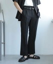 SENSE OF PLACE 【予約】『セットアップ対応』 タックセンタープレスストレートスラックス センス オブ プレイス パンツ その他のパンツ ブラック ブラウン ベージュ ブルー【送料無料】