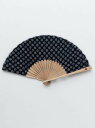 【SALE/30%OFF】カヤ 紳士用 藍色小紋扇子 袋付き チャイハネ その他 その他 レッド