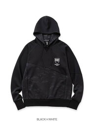 SY32 by SWEET YEARS DOUBLE KNIT EMBOSS CAMO SHIELD LOGOP/O HOODIE エスワイサーティトゥバイスウィートイヤーズ トップス <strong>パーカー</strong>・フーディー ブラック ホワイト【送料無料】