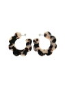 【SALE/40%OFF】Ray BEAMS Ray BEAMS / フリル フープ ピアス ビームス ウイメン アクセサリー ピアス ベージュ ブルー