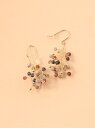 【SALE/20%OFF】niko and... (W)Xマルチスワッグピアス ニコアンド アクセサリー ピアス ブラウン ホワイト