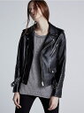 LITHIUM FEMME LAMB LEATHER W-RIDERS JACKET リチウム オム/ファム【送料無料】