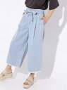 【SALE/50%OFF】niko and... (W)ホツホツワイドパンツ ニコアンド パンツ/ジーンズ【RBA_S】【RBA_E】