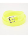【SALE/50%OFF】SLY THINCLEARBELT スライ ファッショングッズ ベルト イエロー
