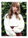 【SALE/50%OFF】dazzlin レーススリーブシャギートップス ダズリン ニット【RBA_S】【RBA_E】