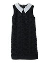 【SALE/50%OFF】31 Sons de mode 衿付きシフォン刺しゅうワンピース トランテアン ソン ドゥ モード ワンピース【RBA_S】【RBA_E】【送料無料】