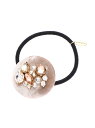 anatelier ベルベットくるみビジューポニー アナトリエ ファッショングッズ