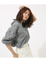 【SALE/70%OFF】AZUL by moussy ギンガムシャツ アズールバイマウジー シャツ/ブラウス【RBA_S】【RBA_E】