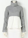 SHドッキングワッフルニットTOPS リップサービス ニット【送料無料】