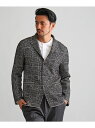 【SALE/50%OFF】TAKEO KIKUCHI チェック柄テーラードニットカーディガン タケオキクチ コート/ジャケット【RBA_S】【RBA_E】【送料無料】