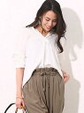 【SALE/70%OFF】ViS バックシャン重ねタック7部袖ブラウス ビス シャツ/ブラウス【RBA_S】【RBA_E】